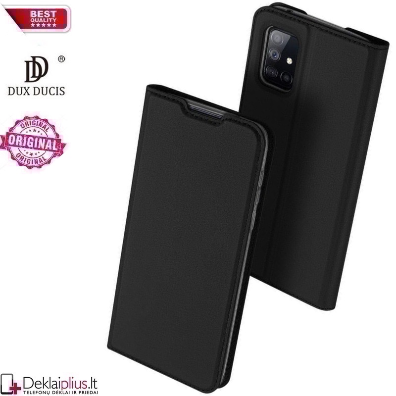 Dux Ducis dirbtinės odos atverčiamas dėklas - juodas (Samsung S20 Fe) Dux Ducis dirbtinės odos atverčiamas dėklas - juodas (Samsung S20 Fe)
